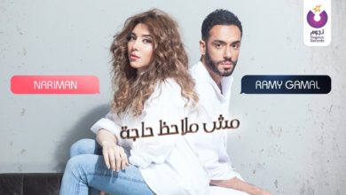 كلمات اغنية مش ملاحظ حاجه رامي جمال