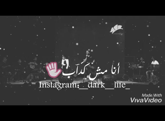 كلمات قصيدة انا مش كداب عمرو حسن مكتوبة